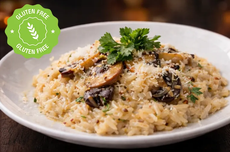 Gluten Free Risotto funghi Gluten Free Risotto funghi